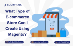 e-commerce store create using Magento
