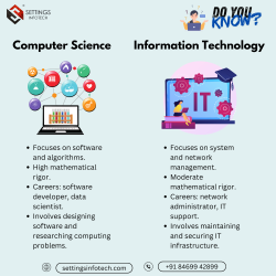 Difference Between Computer Science and Information technology