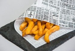 In the food packaging industry, specific concerns involve quality and aesthetic appeal as the customers will be using it to serve their food. The custom greaseproof paper has been making its way