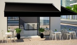 Slide-on wire awnings are a flexible and stylish outdoor shading