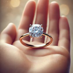 cushion cut diamond engagement ring