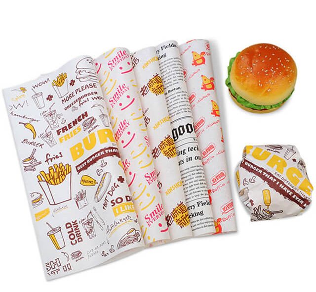 burger wrapping paper