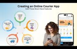 create online courier app