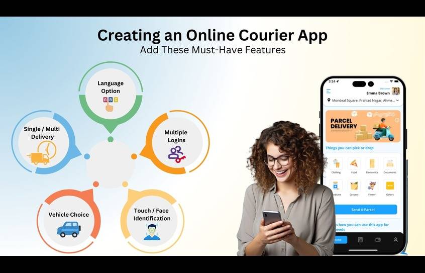 create online courier app