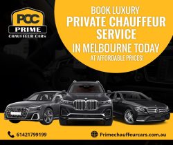 Luxury car chauffeur Melbourne