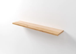 Eiken Wandplank 40cm tot 300cm breed x 25 x 3, Zelf Samenstellen