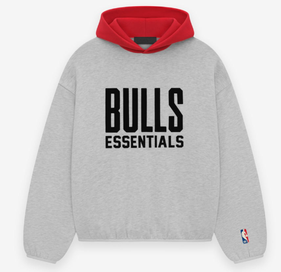 Essentials Bulls Hoodie Light Heather