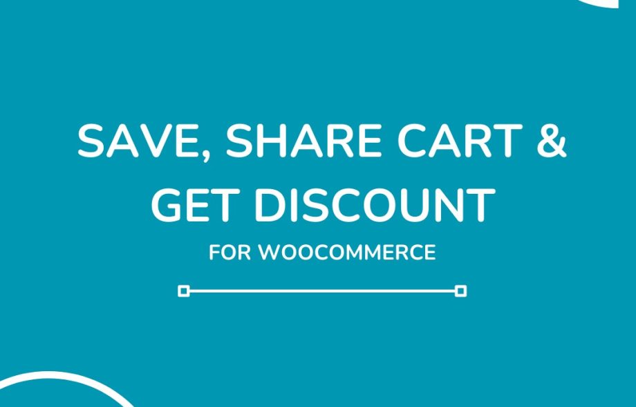 save & share cart for woocommerce