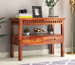 console table with storage