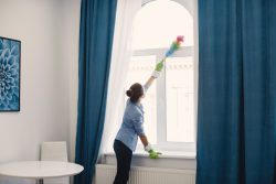 Interior window cleaning