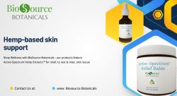 Hemp-based skin support