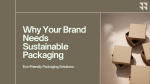 Why Your Brand Needs Sustainable Packaging