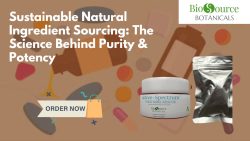Sustainable natural ingredient sourcing