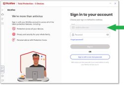 how to turn on mcafee antivirus in windows