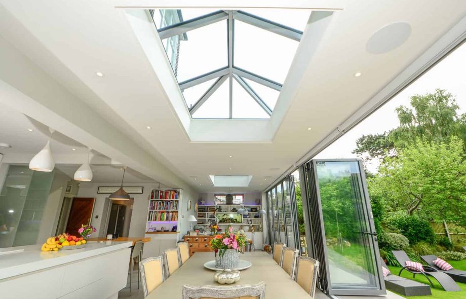 roof with skylight