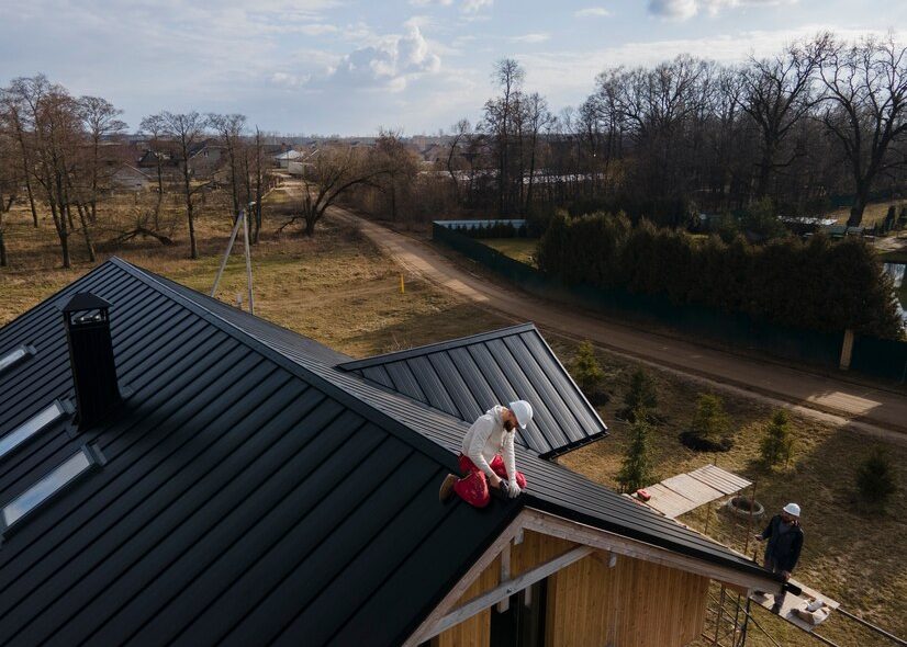 commercial flat roof replacement in Spring