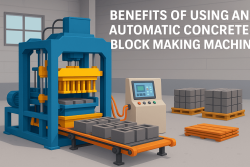 automatic concrete block making machine