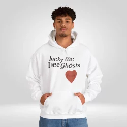 Lucky Me I See Ghosts Hoodie Brand