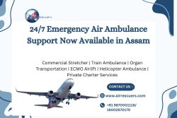 24/7 Emergency Air Ambulance Support Now Available in Assam
