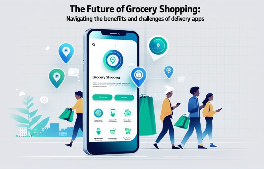 The Future of Grocery Shopping Navigating the Benefits and Challenges of Delivery Apps