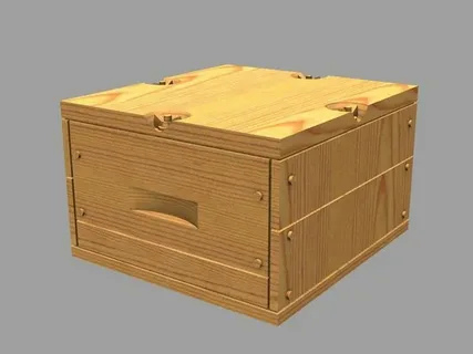 ammunition wooden box