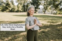 A Woman standing while joining her hands