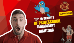 Top 10 Benefits of Professional Embroidery Digitizing