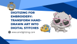 Digitizing for Embroidery Transform Hand-Drawn Art into Digital Stitches
