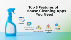 Top 5 Features of House Cleaning Apps You Need