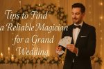 magician for a grand wedding