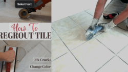 Professional tile regrouting service by Grout King UAE