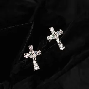 silver earrings
