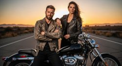 genuine leather motorcycle jacket