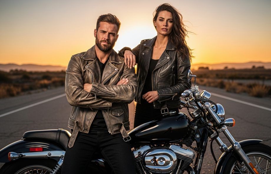 genuine leather motorcycle jacket