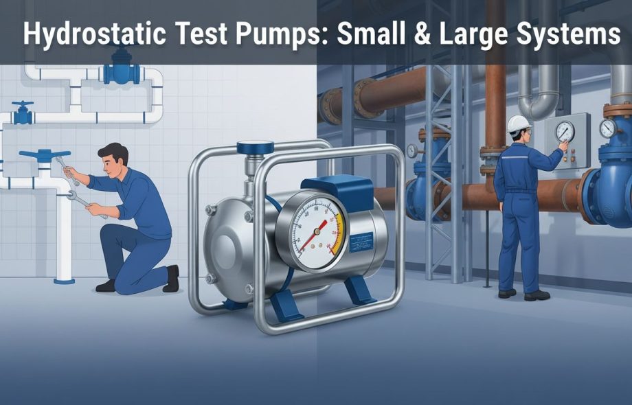 How to Use Hydrostatic Test Pumps for Both Small and Large Systems