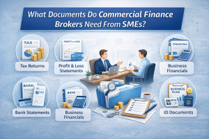 What documents do commercial finance brokers need from SMEs?