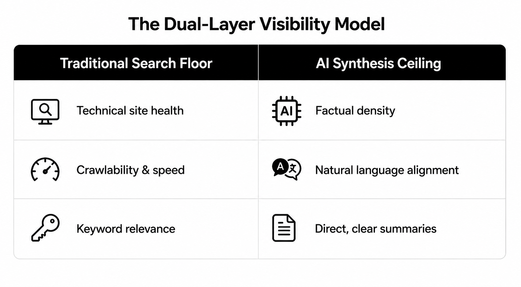 The Dual-Layer Visibility Model